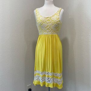 Lemon Tree Tank Top Sun Dress